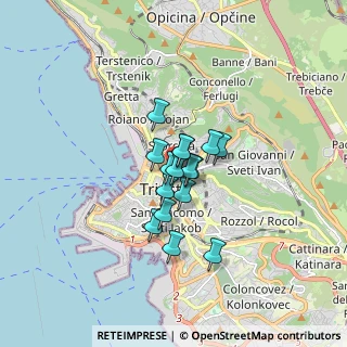Mappa 34133 Trieste TS, Italia (0.96813)