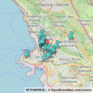 Mappa 34133 Trieste TS, Italia (0.94176)