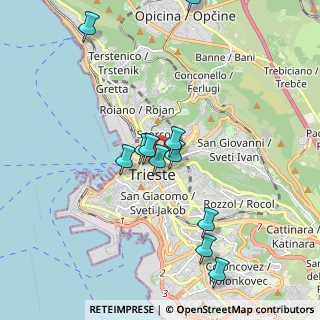Mappa 34133 Trieste TS, Italia (1.83182)