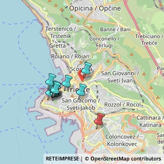Mappa 34133 Trieste TS, Italia (1.6075)