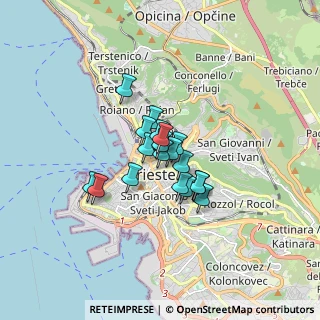 Mappa 34133 Trieste TS, Italia (0.98211)