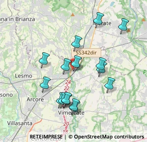 Mappa Via Dante Alighieri, 20866 Carnate MB, Italia (3.59375)