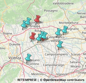 Mappa Via delle Forche, 35013 Cittadella PD, Italia (10.78818)