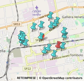 Mappa Via delle Forche, 35013 Cittadella PD, Italia (0.8205)