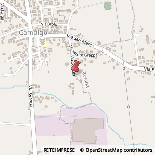 Mappa Via Cornola, 1, 31033 Castelfranco Veneto, Treviso (Veneto)