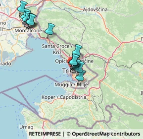 Mappa Via Roma, 34132 Trieste TS, Italia (14.08625)
