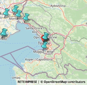 Mappa Via di Torre Bianca, 34132 Trieste TS, Italia (20.74333)