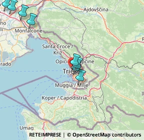 Mappa Via di Torre Bianca, 34132 Trieste TS, Italia (26.12308)