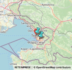 Mappa Via Roma, 34132 Trieste TS, Italia (57.34)
