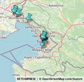 Mappa Via di Torre Bianca, 34132 Trieste TS, Italia (10.53692)