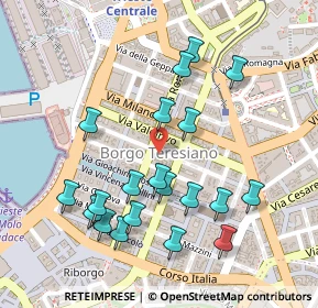 Mappa Via Roma, 34132 Trieste TS, Italia (0.248)