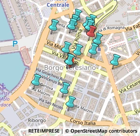 Mappa Via di Torre Bianca, 34132 Trieste TS, Italia (0.215)