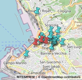 Mappa Via Roma, 34132 Trieste TS, Italia (0.56)