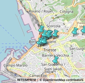 Mappa Via Roma, 34132 Trieste TS, Italia (0.52667)