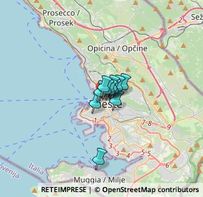 Mappa Via di Torre Bianca, 34132 Trieste TS, Italia (1.17)