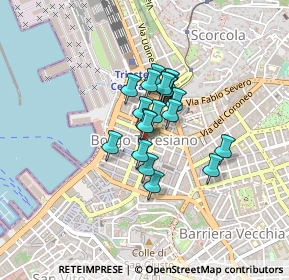 Mappa Via di Torre Bianca, 34132 Trieste TS, Italia (0.2505)