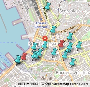 Mappa Via di Torre Bianca, 34132 Trieste TS, Italia (0.5155)