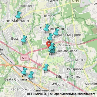 Mappa Via per Busto Arsizio, 21054 Fagnano Olona VA, Italia (1.77455)
