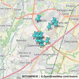 Mappa Via Fratelli Calvi, 24044 Dalmine BG, Italia (1.02273)