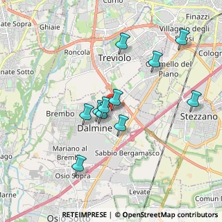 Mappa Via Fratelli Calvi, 24044 Dalmine BG, Italia (1.63545)