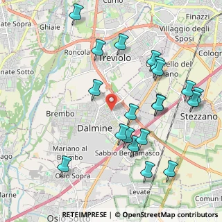 Mappa Via Fratelli Calvi, 24044 Dalmine BG, Italia (2.23)
