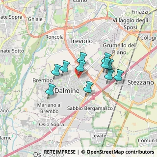 Mappa Via Fratelli Calvi, 24044 Dalmine BG, Italia (1.28455)