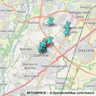 Mappa Via Fratelli Calvi, 24044 Dalmine BG, Italia (1.06)