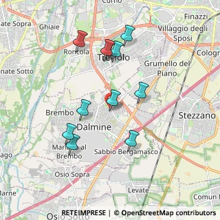 Mappa Via Fratelli Calvi, 24044 Dalmine BG, Italia (1.77091)