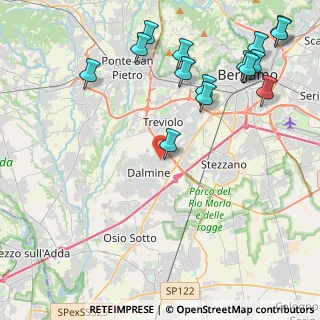 Mappa Via Fratelli Calvi, 24044 Dalmine BG, Italia (5.41)