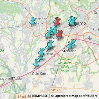 Mappa Via Fratelli Calvi, 24044 Dalmine BG, Italia (3.3695)