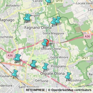 Mappa Via Monte Bianco, 21058 Solbiate Olona VA, Italia (2.74462)