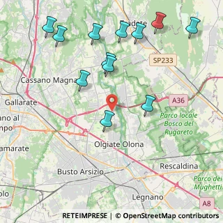 Mappa Via Monte Bianco, 21058 Solbiate Olona VA, Italia (4.77917)