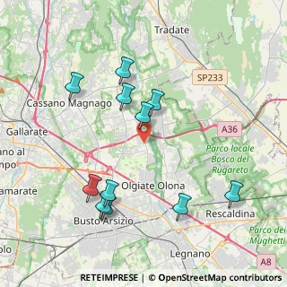 Mappa Via Monte Bianco, 21058 Solbiate Olona VA, Italia (4.09273)