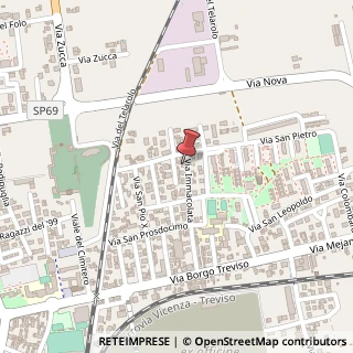 Mappa Via Immacolata, 49, 35013 Cittadella, Padova (Veneto)