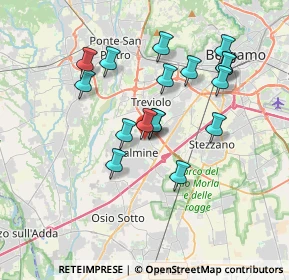 Mappa Via Cesare Battisti, 24044 Dalmine BG, Italia (3.22118)