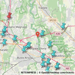 Mappa Via Tobler, 21058 Solbiate Olona VA, Italia (6.3025)