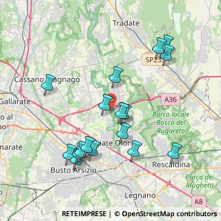 Mappa Via Tobler, 21058 Solbiate Olona VA, Italia (4.08118)