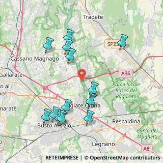 Mappa Via Tobler, 21058 Solbiate Olona VA, Italia (4.24462)