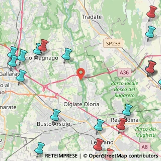 Mappa Via Tobler, 21058 Solbiate Olona VA, Italia (7.0365)
