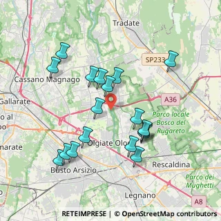 Mappa Via Tobler, 21058 Solbiate Olona VA, Italia (3.69611)