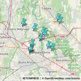 Mappa Via Tobler, 21058 Solbiate Olona VA, Italia (3.10857)