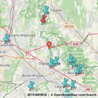 Mappa Via Tobler, 21058 Solbiate Olona VA, Italia (6.425)