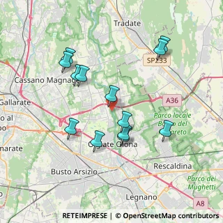 Mappa Via Tobler, 21058 Solbiate Olona VA, Italia (3.58231)