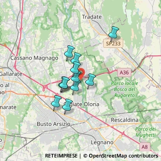 Mappa Via Tobler, 21058 Solbiate Olona VA, Italia (2.47)