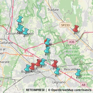 Mappa Via Tobler, 21058 Solbiate Olona VA, Italia (4.88357)