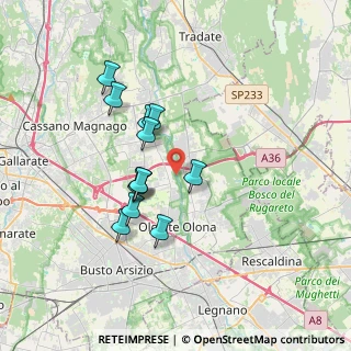 Mappa Via Tobler, 21058 Solbiate Olona VA, Italia (3.015)
