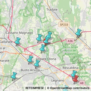 Mappa Via Tobler, 21058 Solbiate Olona VA, Italia (5.74143)