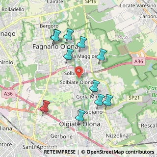 Mappa Via Tobler, 21058 Solbiate Olona VA, Italia (1.92455)