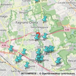Mappa Via Tobler, 21058 Solbiate Olona VA, Italia (2.6425)