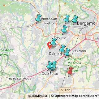 Mappa Via Monte Gleno, 24044 Dalmine BG, Italia (3.83727)